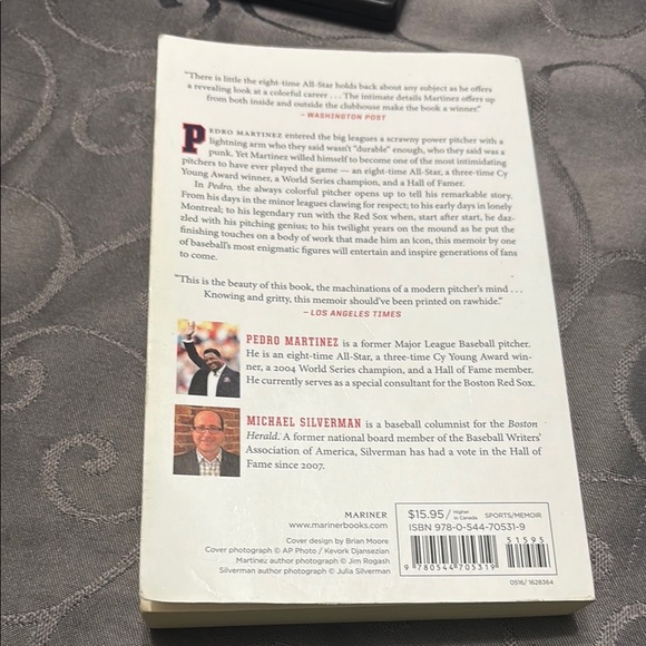 Pedro Martinez Book, baseball pitcher- preloved- good condition - Picture 2 of 8